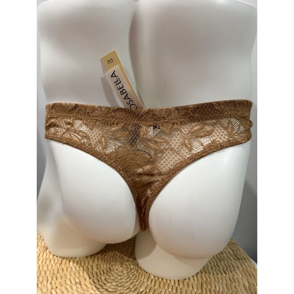 Cosabella Men's Never Say Never Classic G-String Lace Thong M Quattro size M